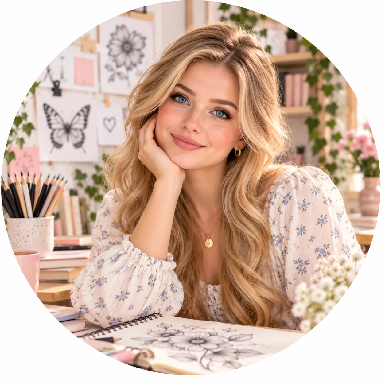 Isabella Claire, artist and author at Drawrizz