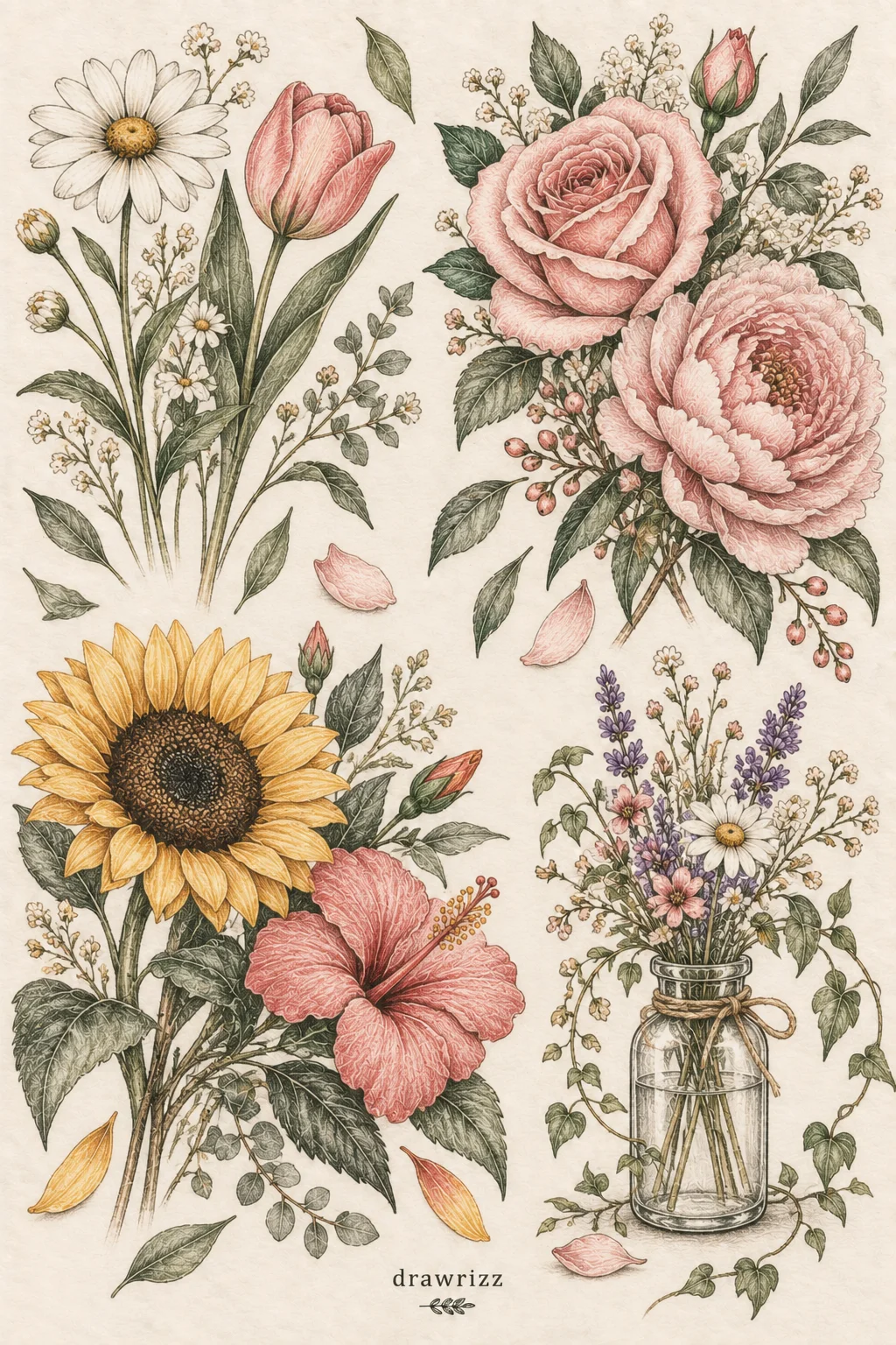 which flower should you draw